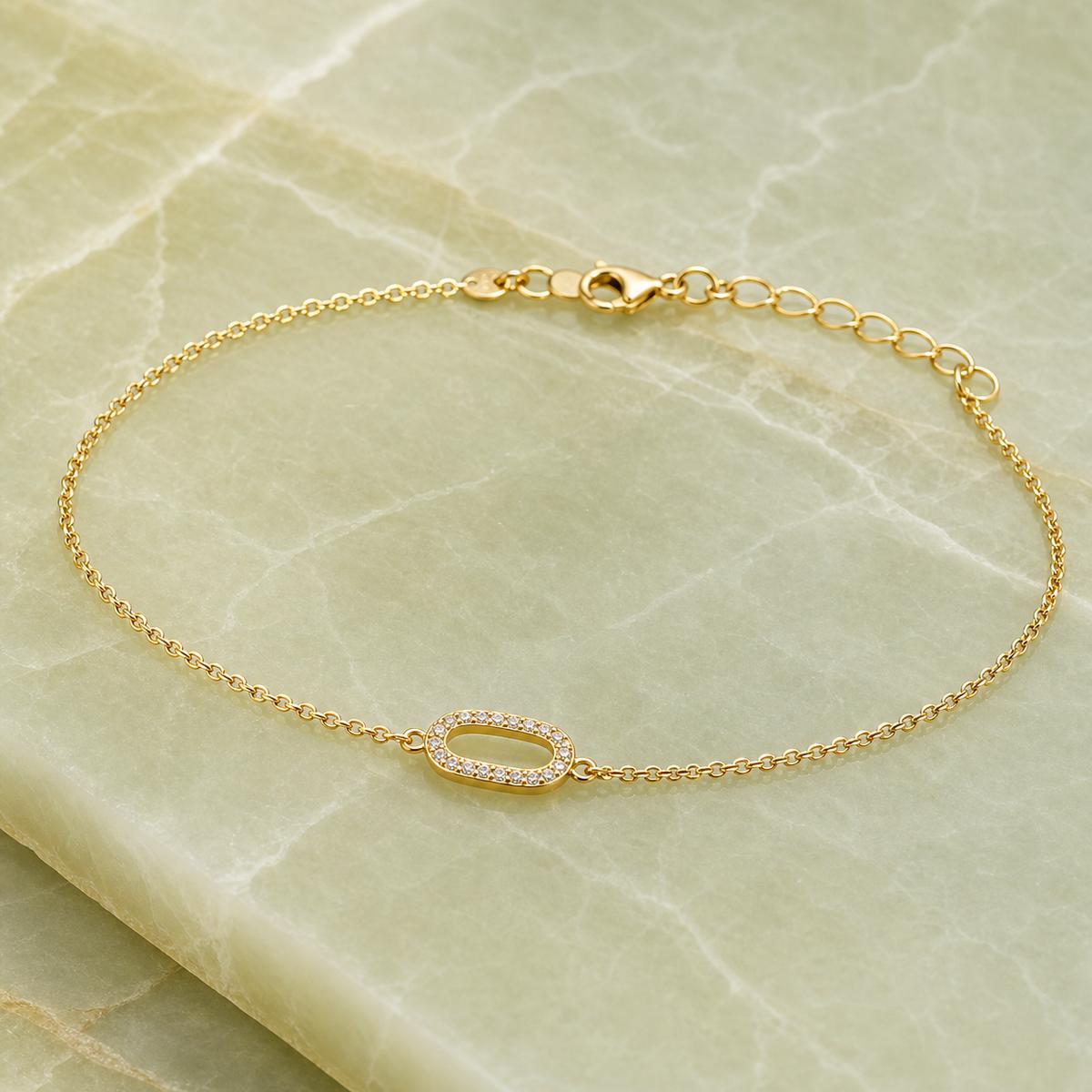 Golden Lumiere Link Anklet product image 5