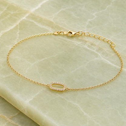 Golden Lumiere Link Anklet product image 5