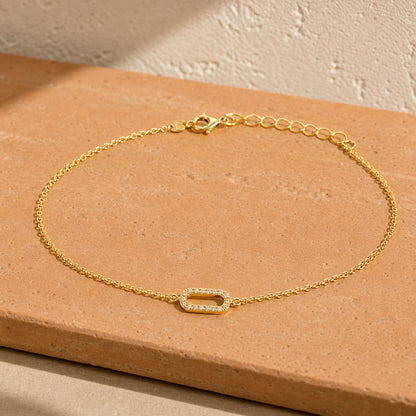Golden Lumiere Link Anklet product image 7