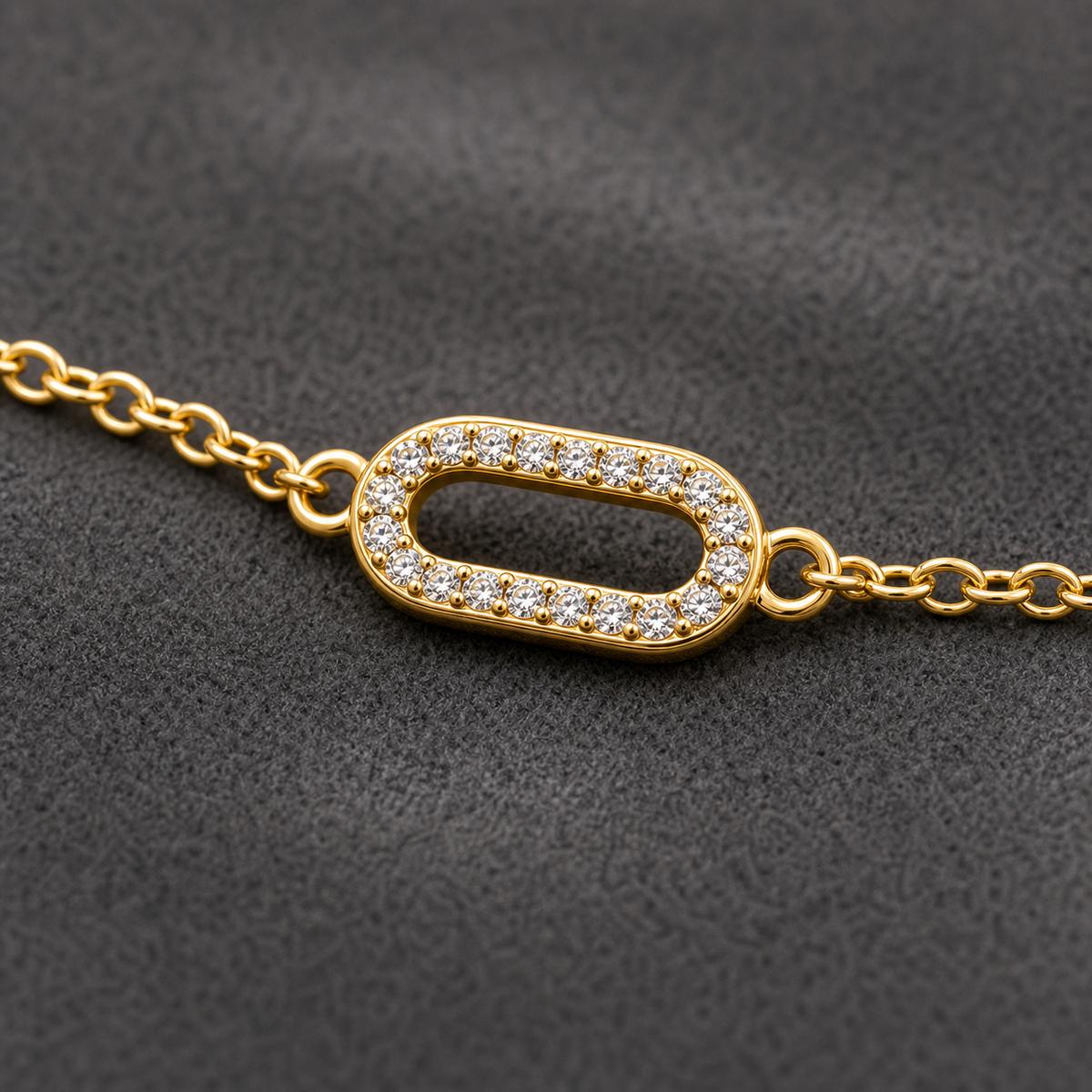 Golden Lumiere Link Anklet product image 9