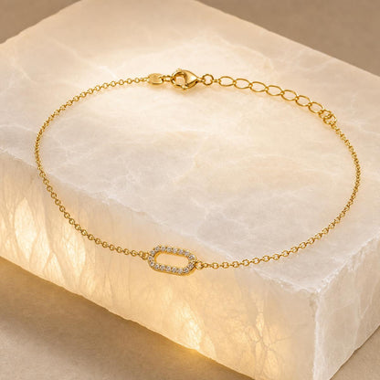 Golden Lumiere Link Anklet product image 12