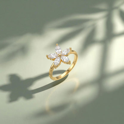 Golden Luna Petal Ring product image 6