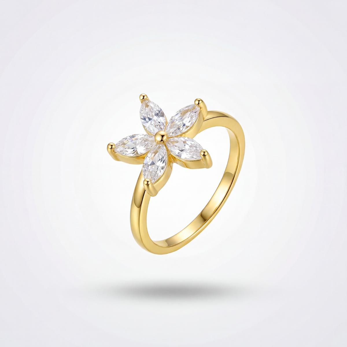 Golden Luna Petal Ring product image 1