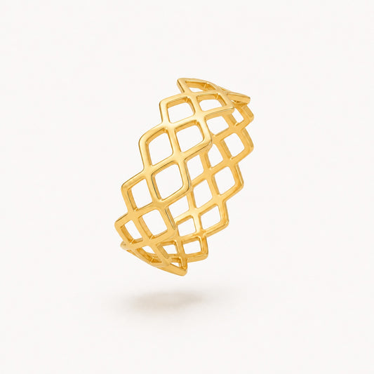 Golden Mesh Ring product image 1