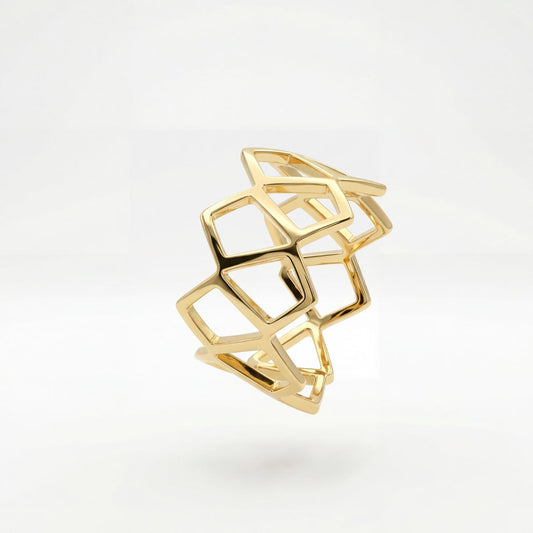 Golden Mesh Ring product image 1