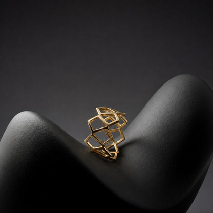 Golden Mesh Ring product image 6