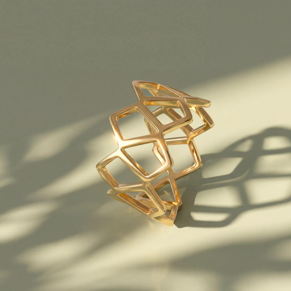 Golden Mesh Ring product image 3