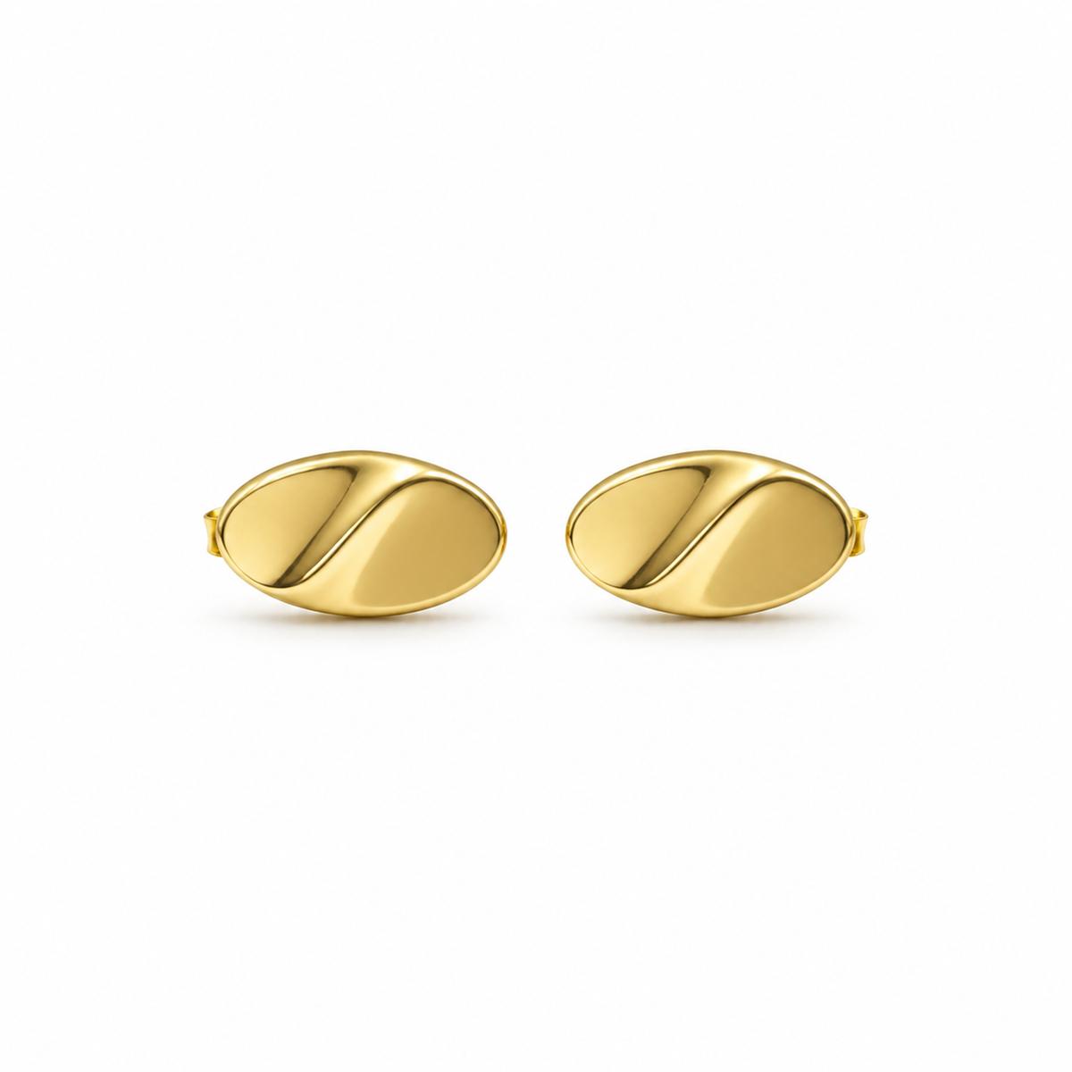 Golden Mira Polished Petal Earrings product image 1
