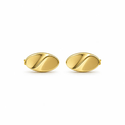 Golden Mira Polished Petal Earrings product image 1
