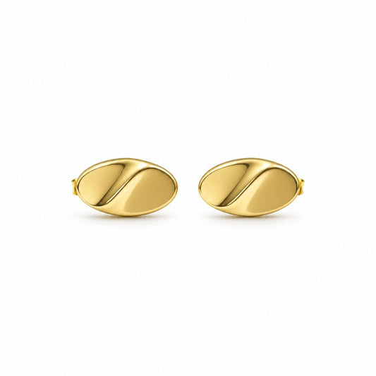 Golden Mira Polished Petal Earrings product image 1