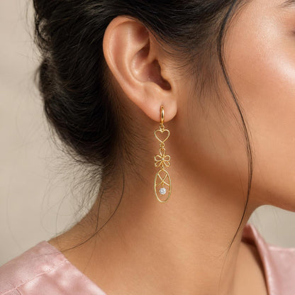 Golden Mira Teardrop Earrings product image 7