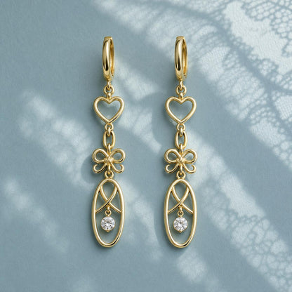 Golden Mira Teardrop Earrings product image 5