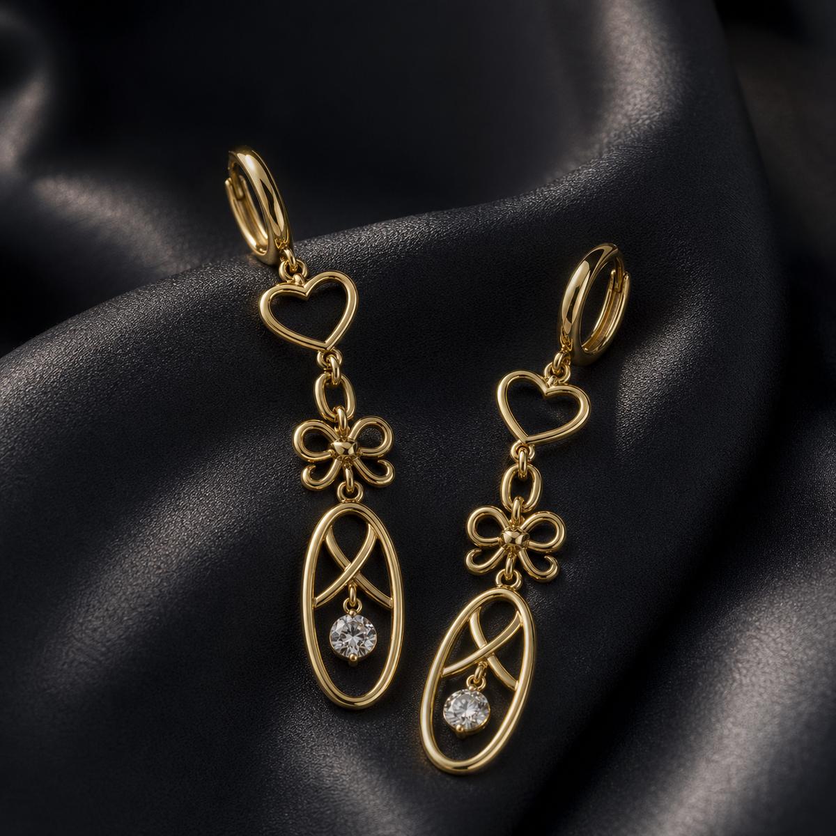 Golden Mira Teardrop Earrings product image 6