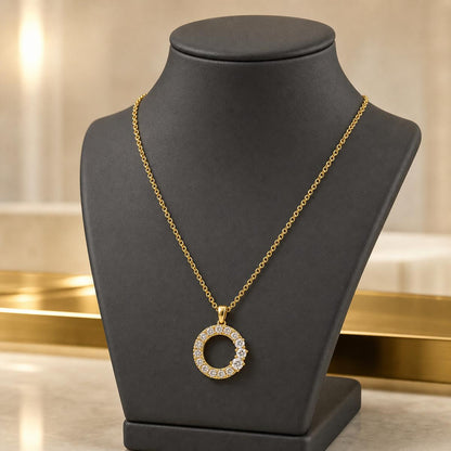 Golden Moonlit Crescent Pendant product image 6