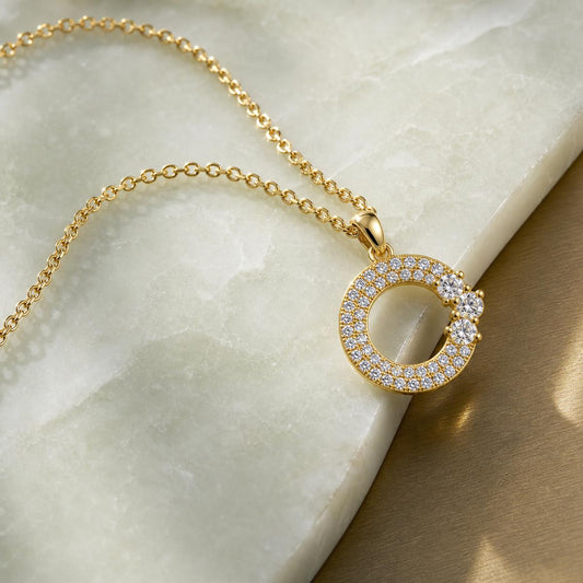 Golden Moonlit Crescent Pendant product image 2