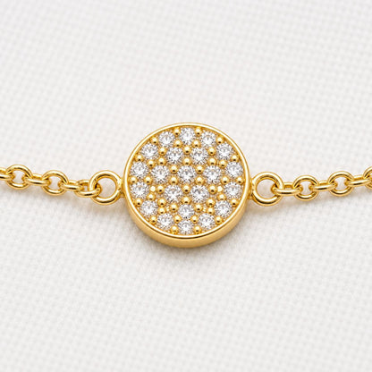 Golden Moonlit Disc Anklet product image 9