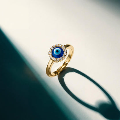Golden Adjustable Nazar Ring product image 2
