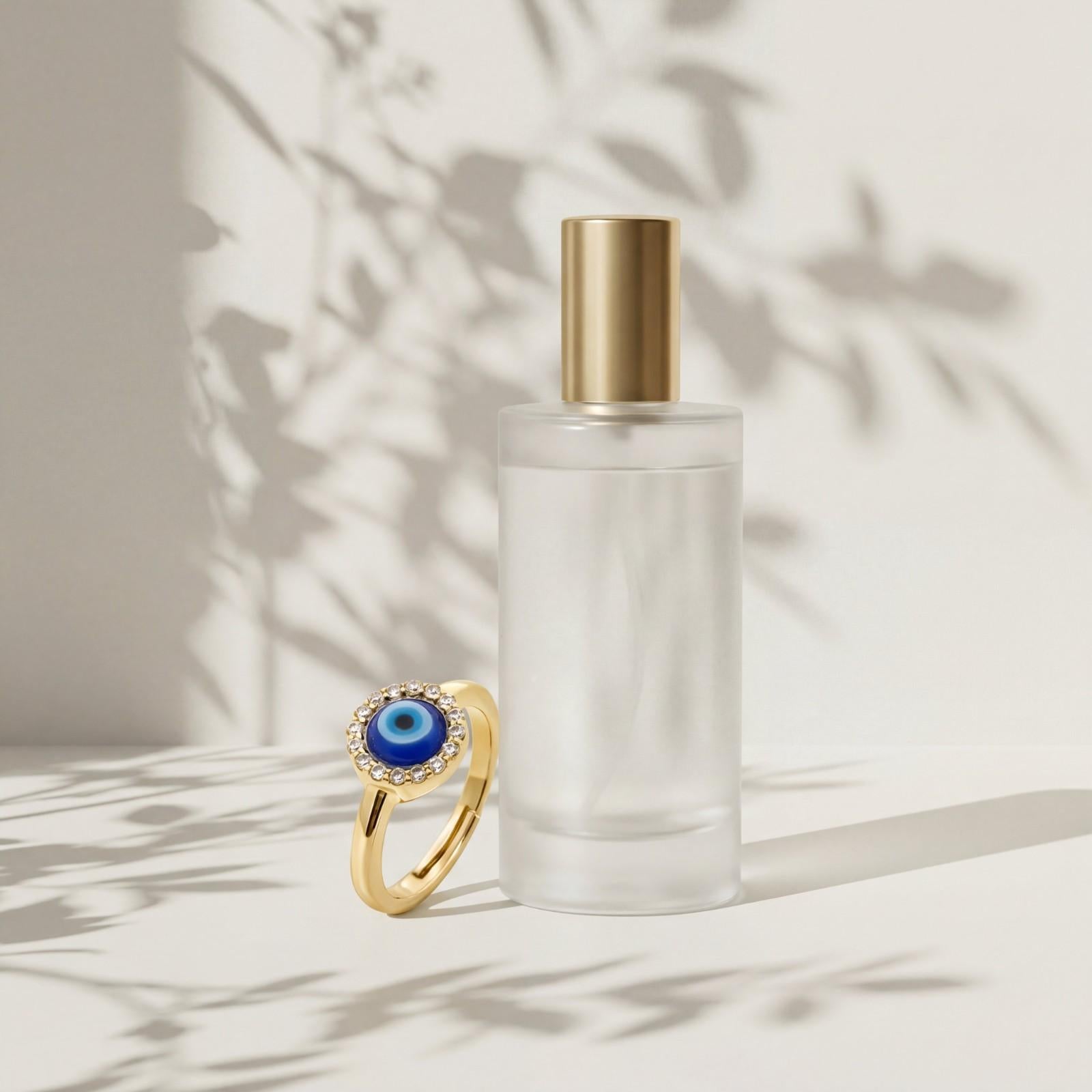 Golden Adjustable Nazar Ring product image 3