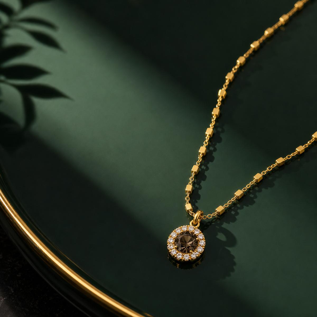 Golden Noir Orbit Pendant product image 5