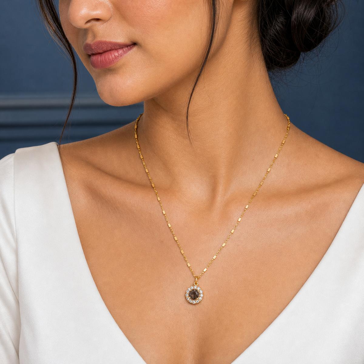 Golden Noir Orbit Pendant product image 3