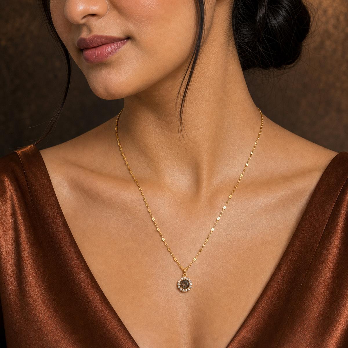 Golden Noir Orbit Pendant product image 6