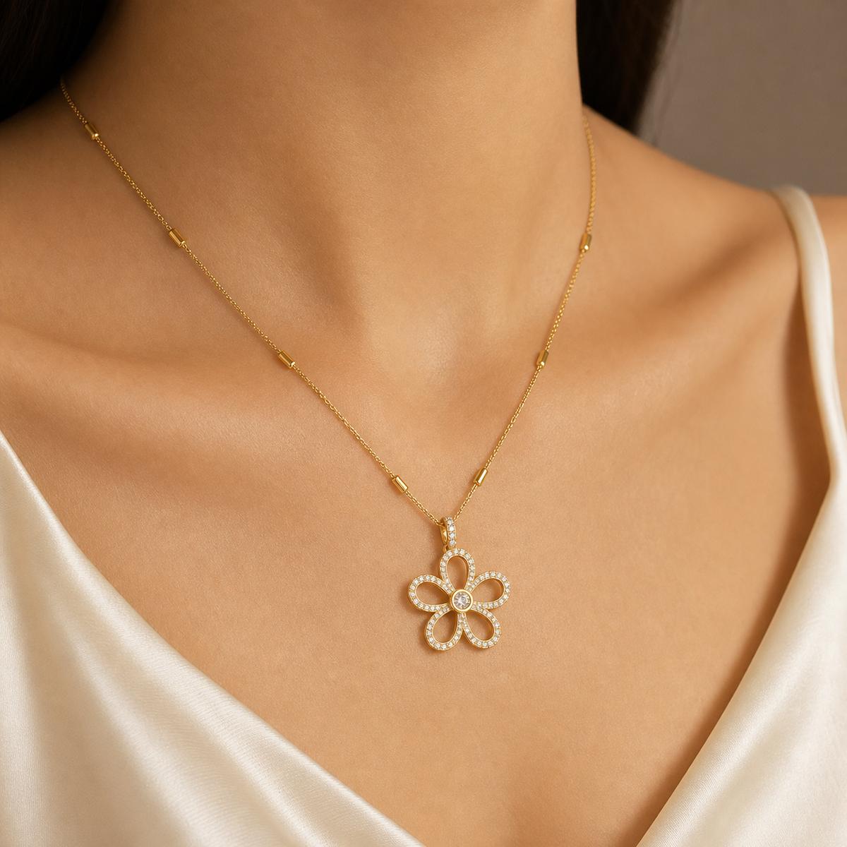 Golden Oria Bloom Pendant product image 3
