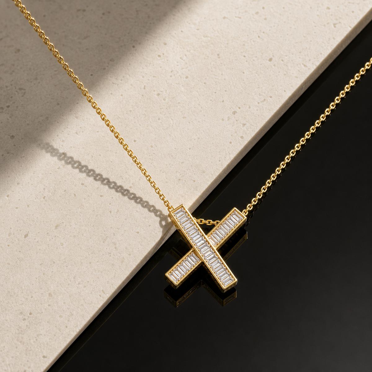 Golden Prism Cross Pendant product image 5