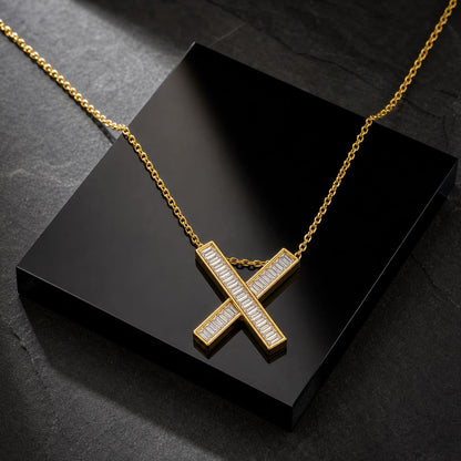 Golden Prism Cross Pendant product image 2