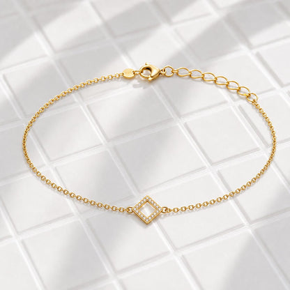 Golden Prism Diamond Anklet product image 5