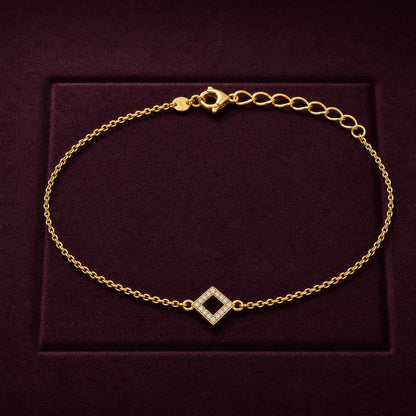 Golden Prism Diamond Anklet product image 6