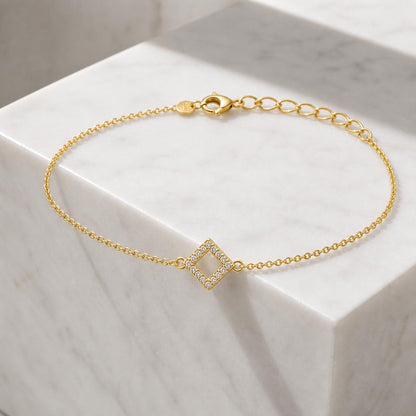 Golden Prism Diamond Anklet product image 7