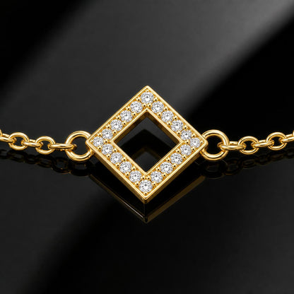 Golden Prism Diamond Anklet product image 9