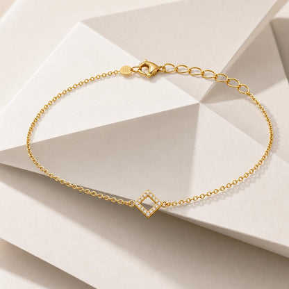 Golden Prism Diamond Anklet product image 12
