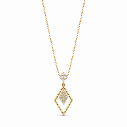 Golden Prism Diamond Pendant product image 1