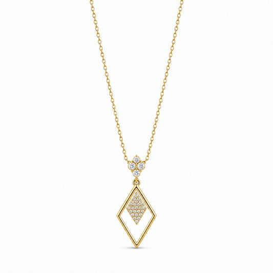 Golden Prism Diamond Pendant product image 1