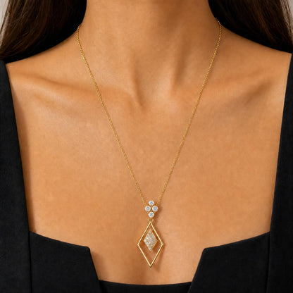 Golden Prism Diamond Pendant product image 3