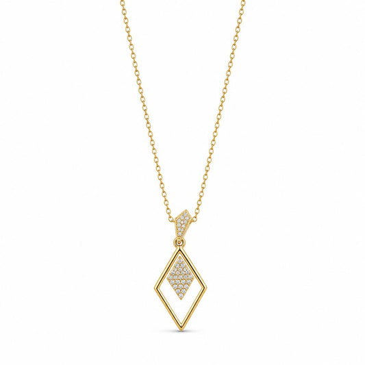 Golden Prism Diamond Pendant product image 1