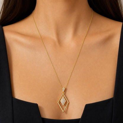 Golden Prism Diamond Pendant product image 3