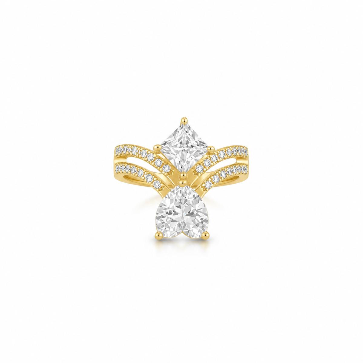 Golden Radiant Duo Ring product image 1