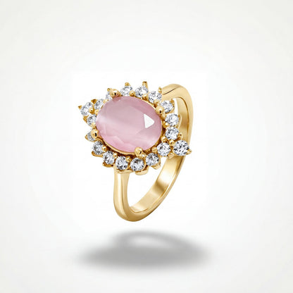Golden Roselle Halo Ring product image 1