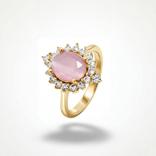 Golden Roselle Halo Ring product image 1
