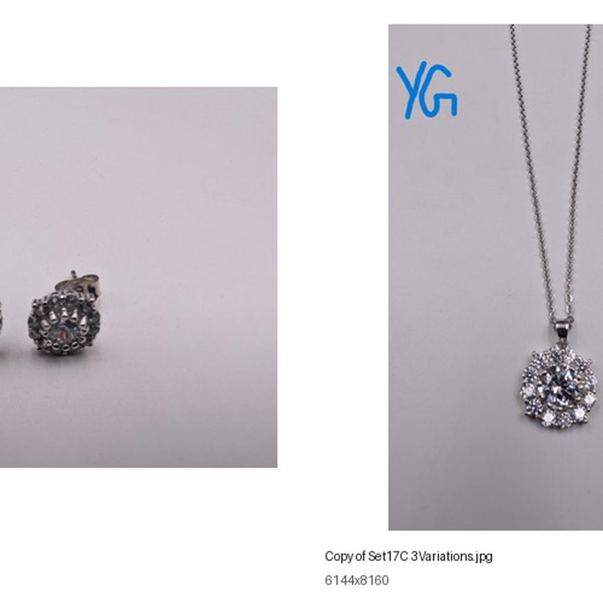 Golden Rosette Cluster Jewellery Set product image 7