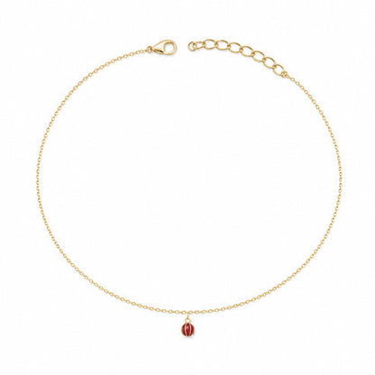 Golden Ruby Orb Anklet product image 1