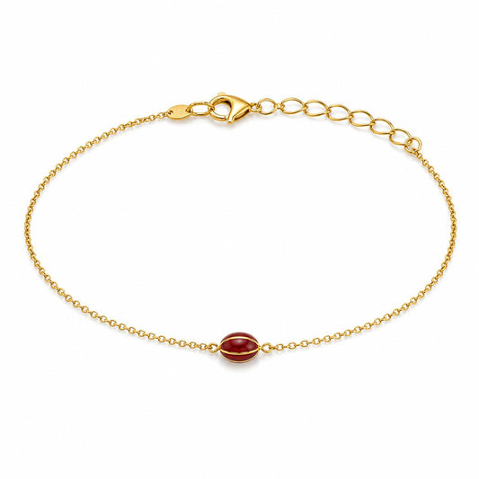 Golden Ruby Orb Anklet product image 1