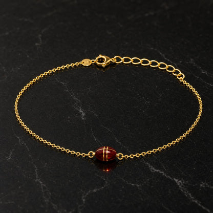 Golden Ruby Orb Anklet product image 5