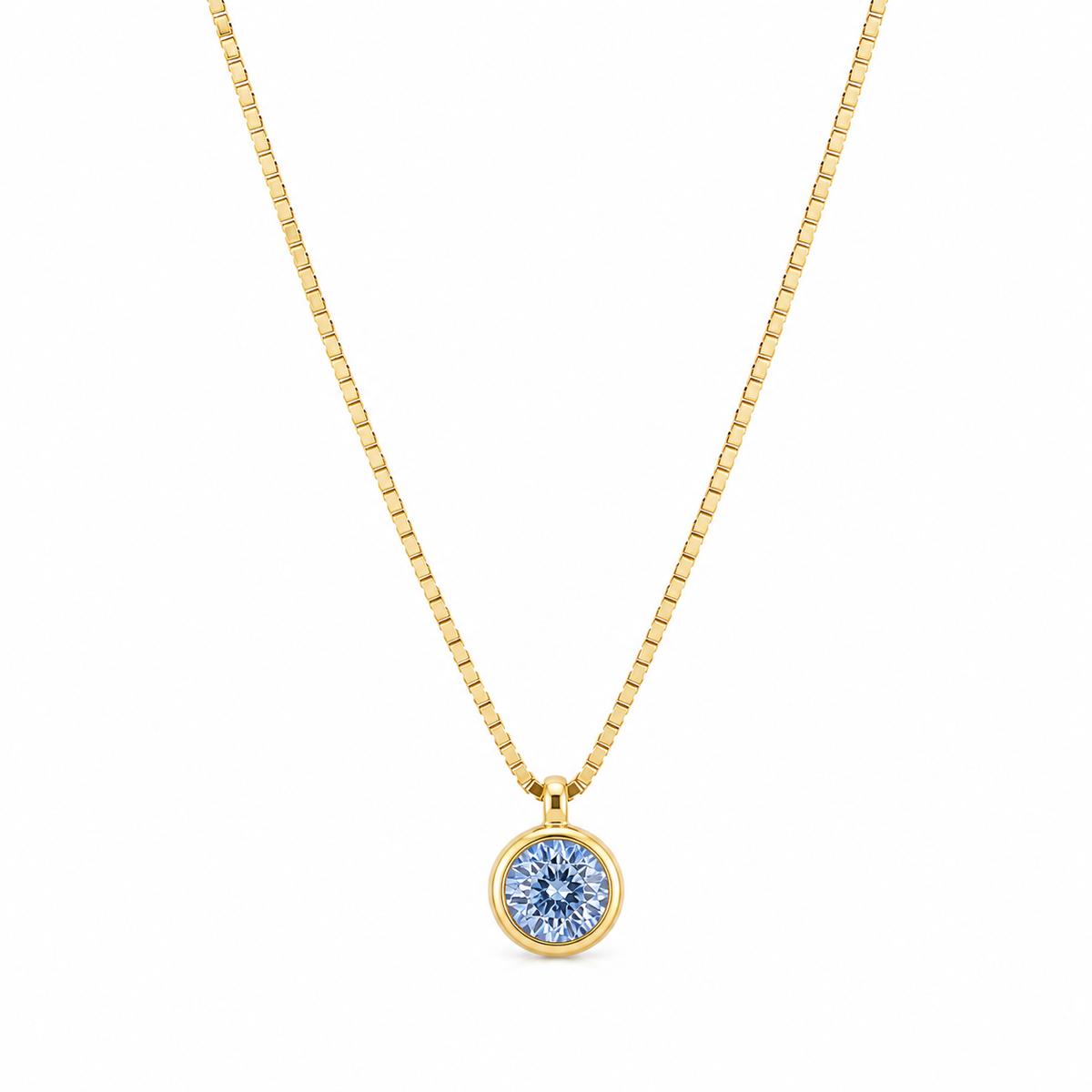 Golden Sapphire Orbit Pendant product image 1