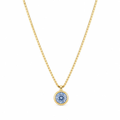 Golden Sapphire Orbit Pendant product image 1