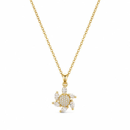 Golden Sea Turtle Charm Pendant product image 1