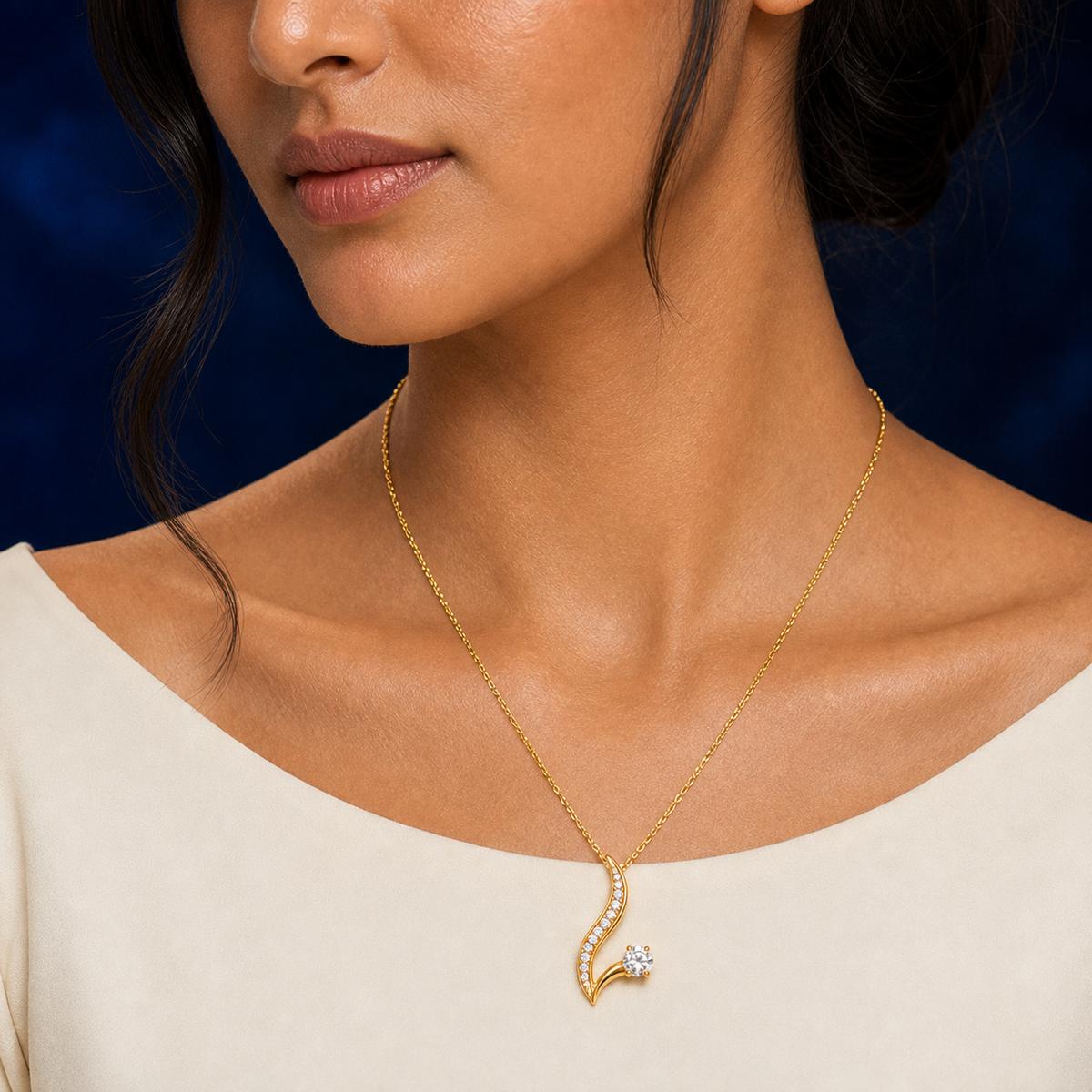 Golden Seraph Curve Pendant product image 6
