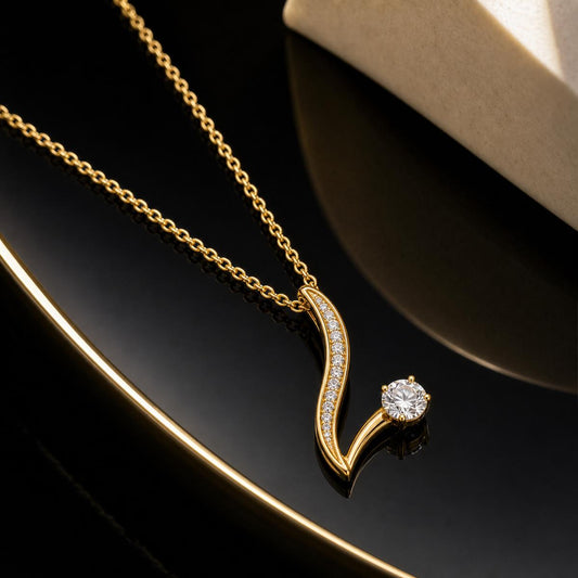 Golden Seraph Curve Pendant product image 2